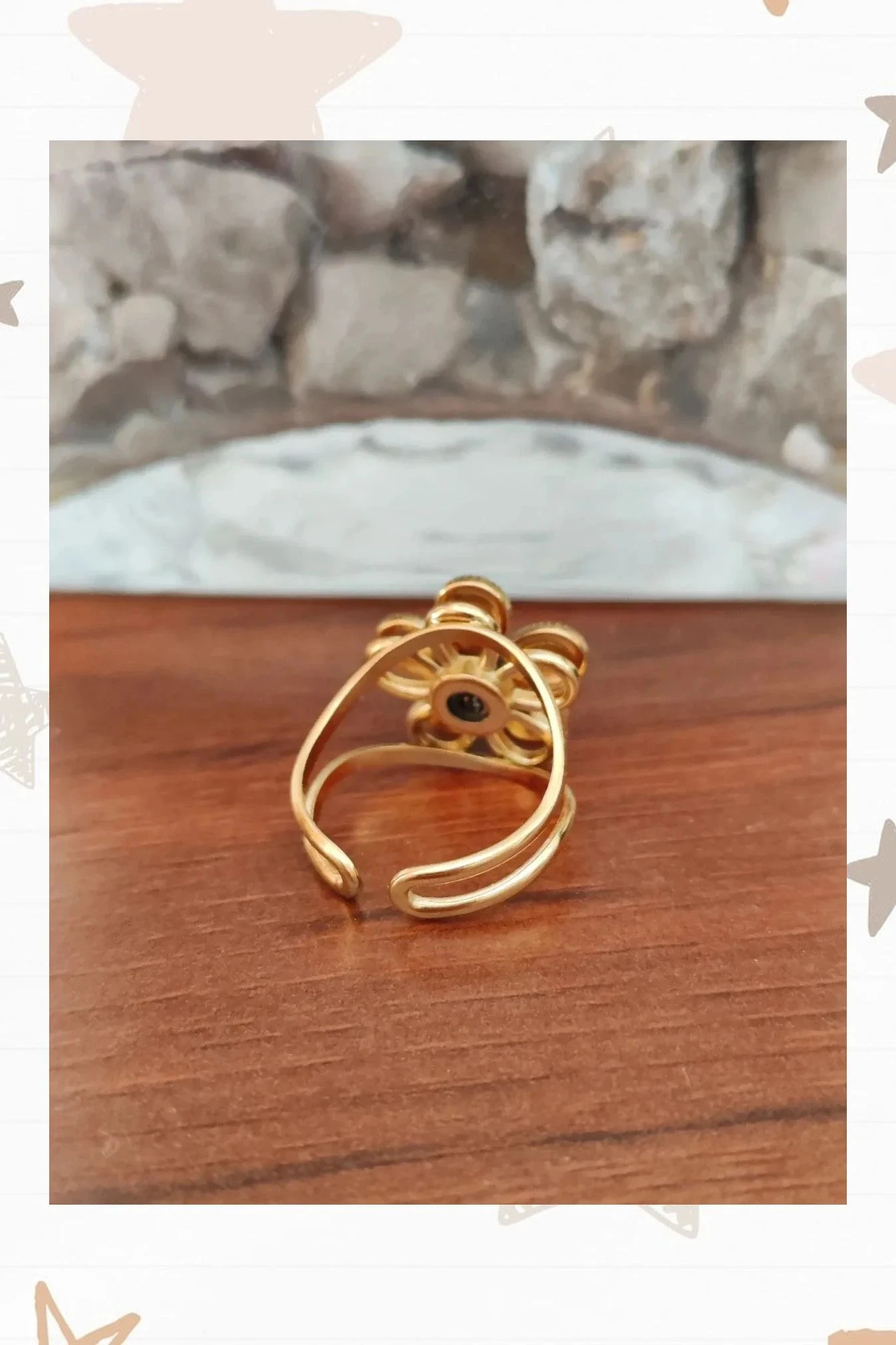 Antistress ring met draaibare bloem – photo 2